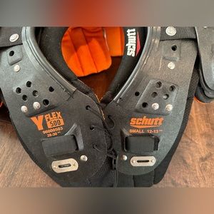 Flag football or youth football shoulder pads. Schutt Y Felx pre-owned condition